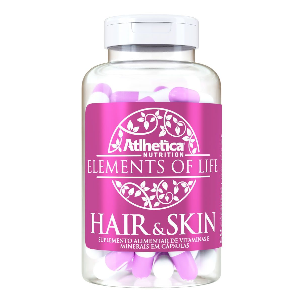 Elements of Life Hair & Skin - 60 C�psulas - Atlhetica Nutrition