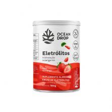 Eletr�litos em P� - 180g Morango - Ocean Drop