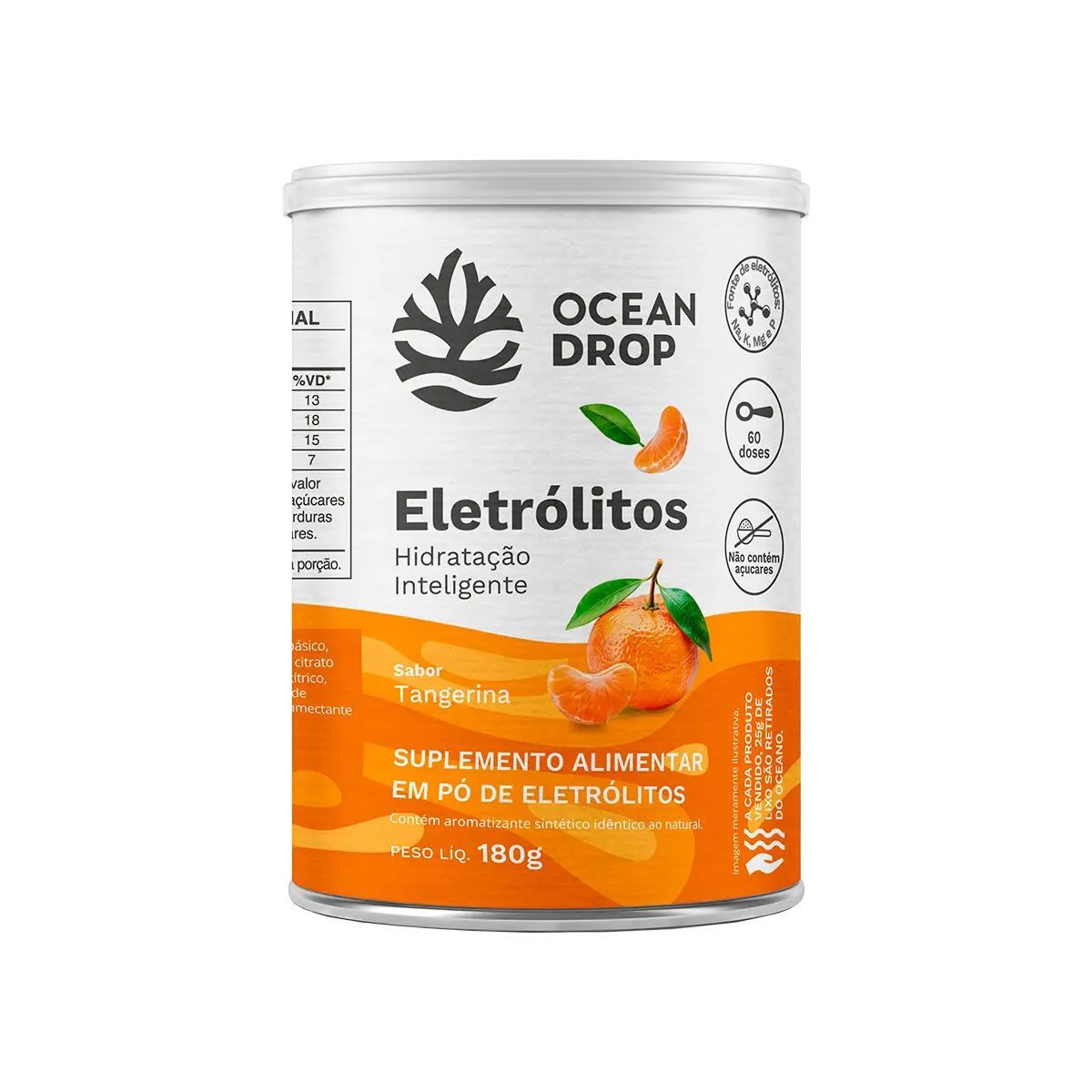 Eletr�litos em P� - 180g Tangerina - Ocean Drop
