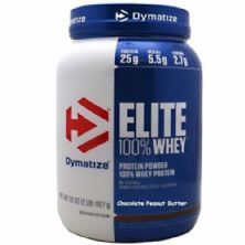 Elite 100% Whey Protein - 907g Chocolate Peanut Butter - Dymatize