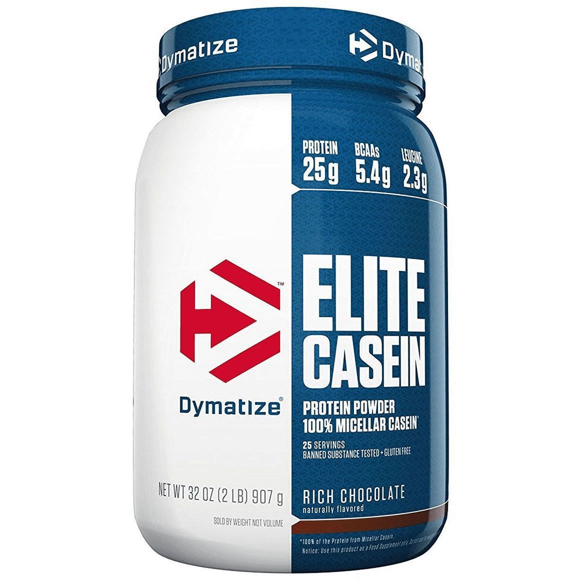 Elite Casein - 907g Rich Chocolate - Dymatize