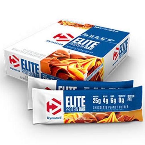 Barra Elite Protein Bar - 12 Unidades 70g Chocolate com Peanut Butter - Dymatize