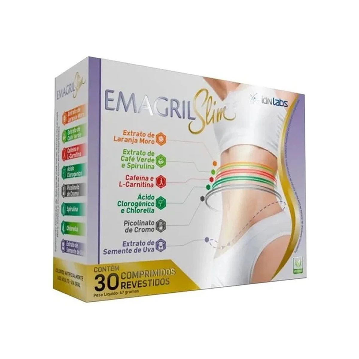 Emagril Slim - 30 Comprimidos - IDN Labs