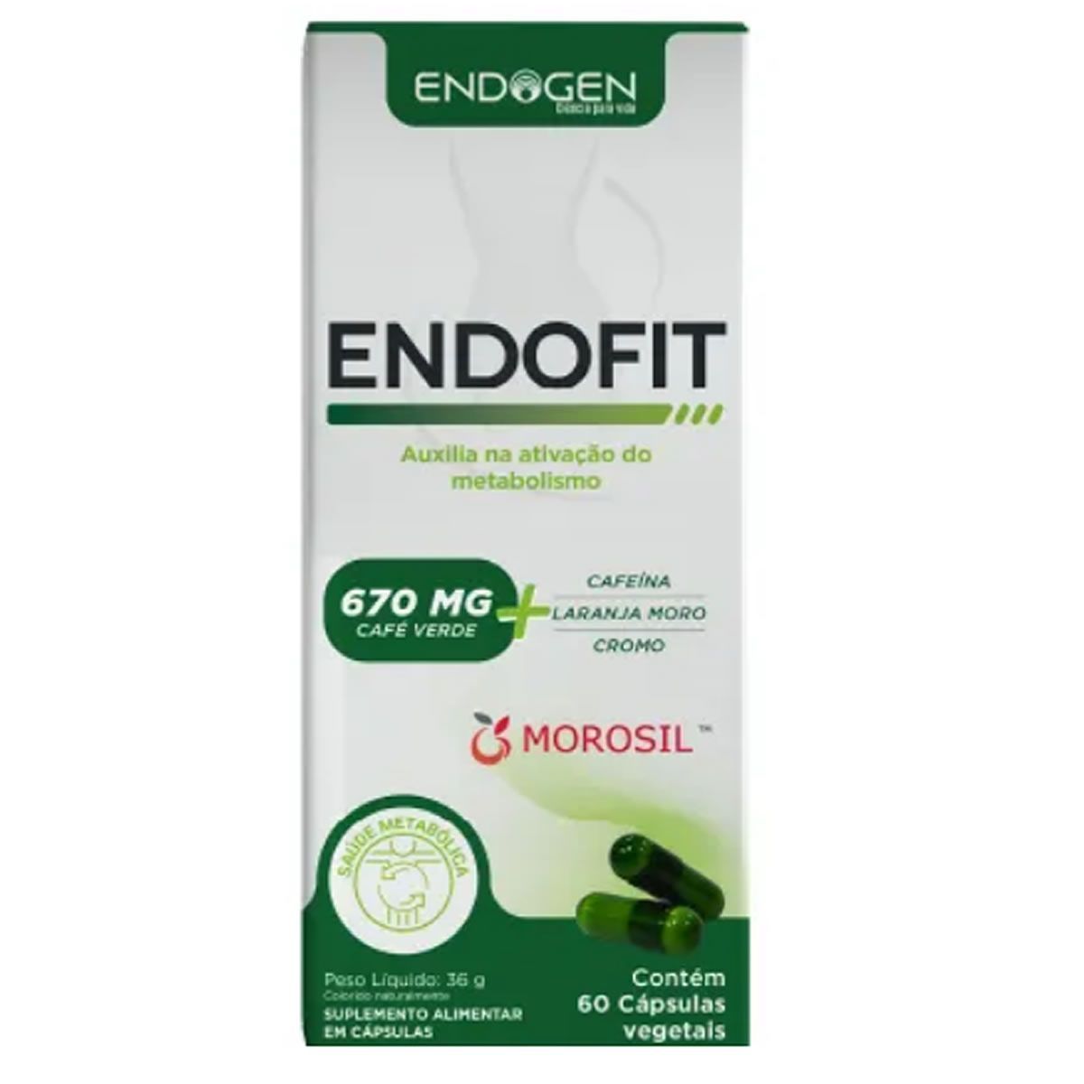 Endofit - 60 C�psulas - Endogen