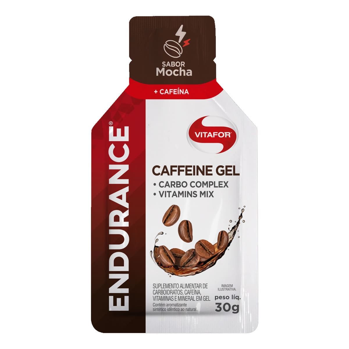 Endurance Caffeine Gel - 1 Sach� 30g Mocha - Vitafor*** Data Venc. 30/08/2022