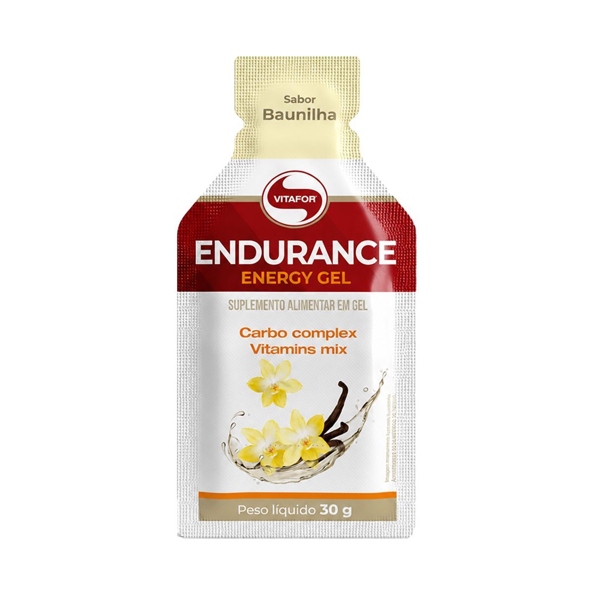 Endurance Energy Gel - 1 Sach� 30g Baunilha - Vitafor