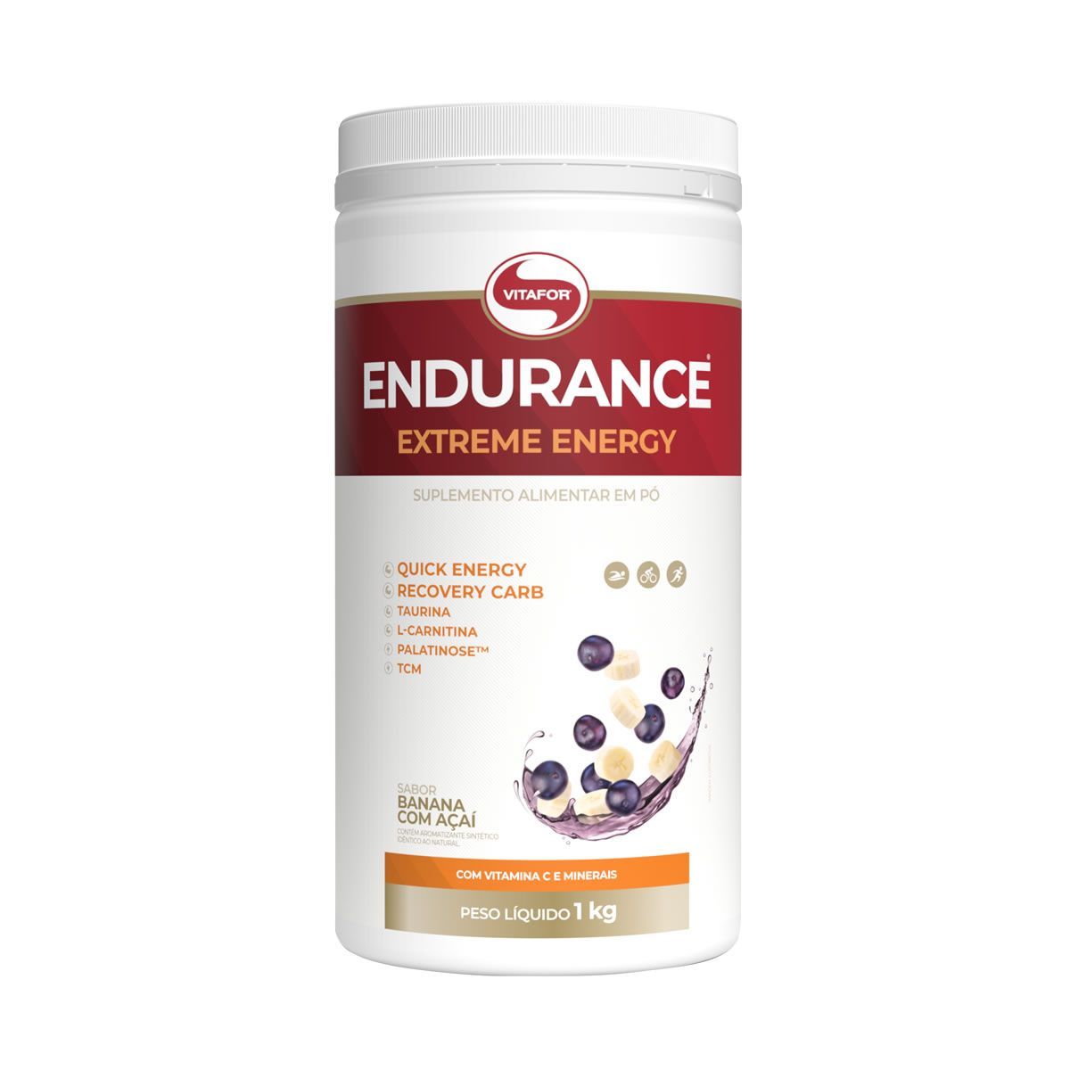 Endurance Extreme Energy - 1000g Banana Com A�a� - Vitafor