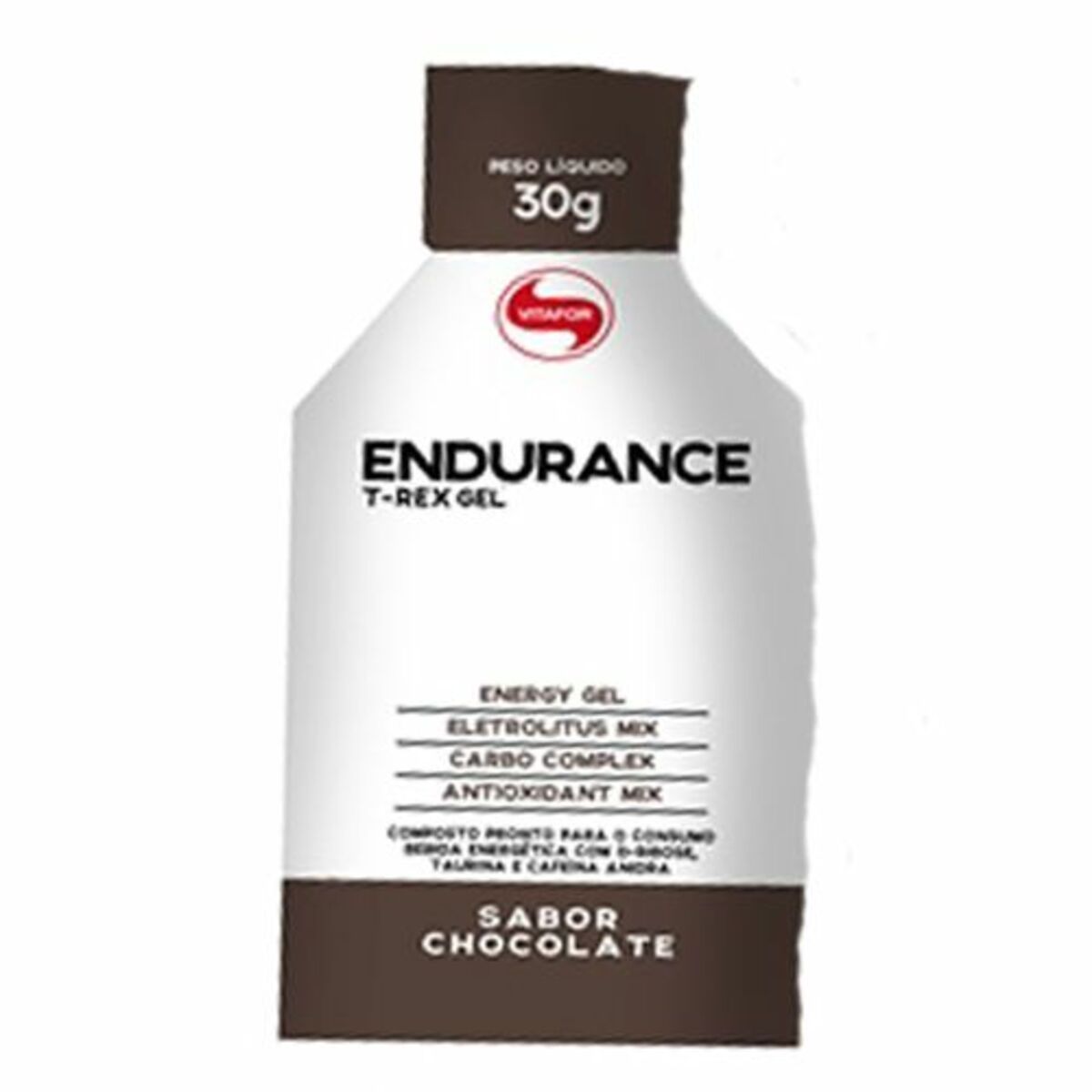 Endurance T-rex Gel Energ�tico - 1 Sach� de 30g Chocolate - Vitafor