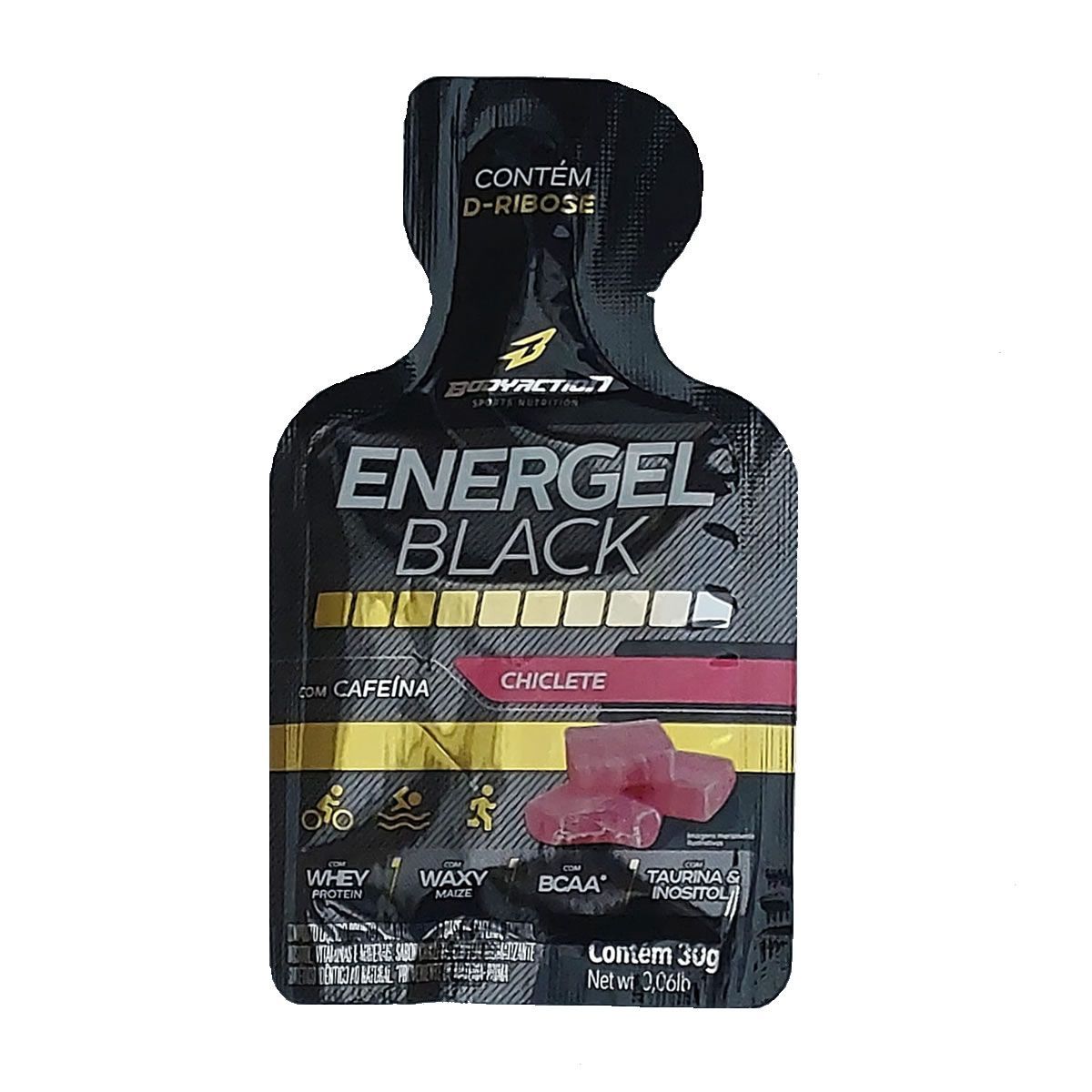 Energel Black - 1 Sach� 30g Chiclete - BodyAction