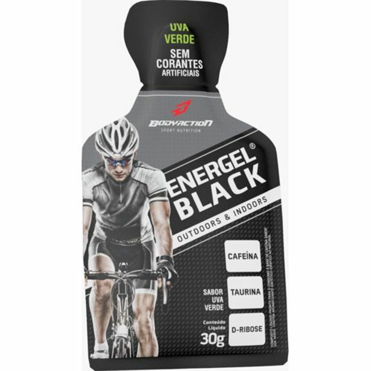 Energel Black - 1 Sach� Uva Verde - BodyAction