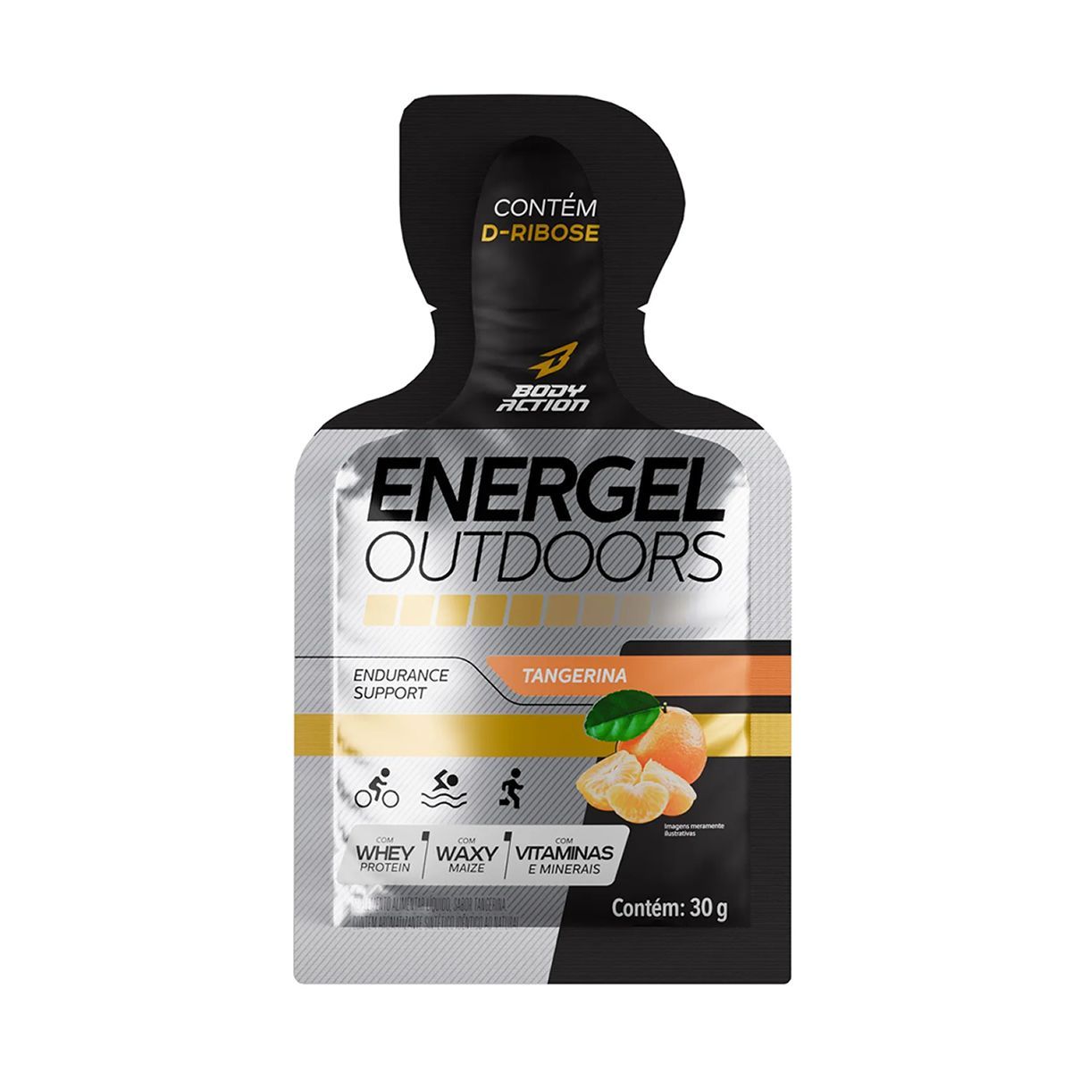 Energel Outdoors - 1 Unidade Tangerina - BodyAction