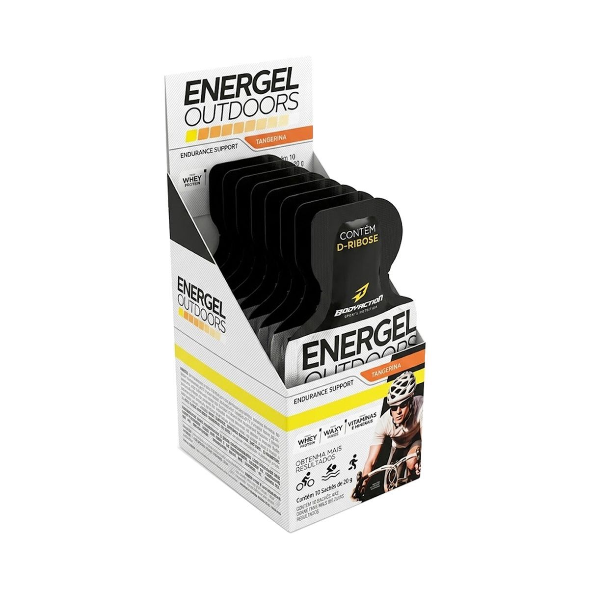 Energel Outdoors - 10 Unidades Tangerina - BodyAction