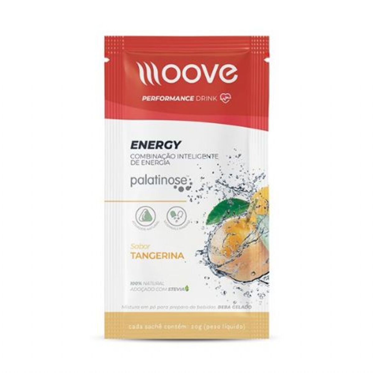 Energy - 1 Envelope 20g - Tangerina - Moove Nutrition*** Data Venc. 28/02/2021