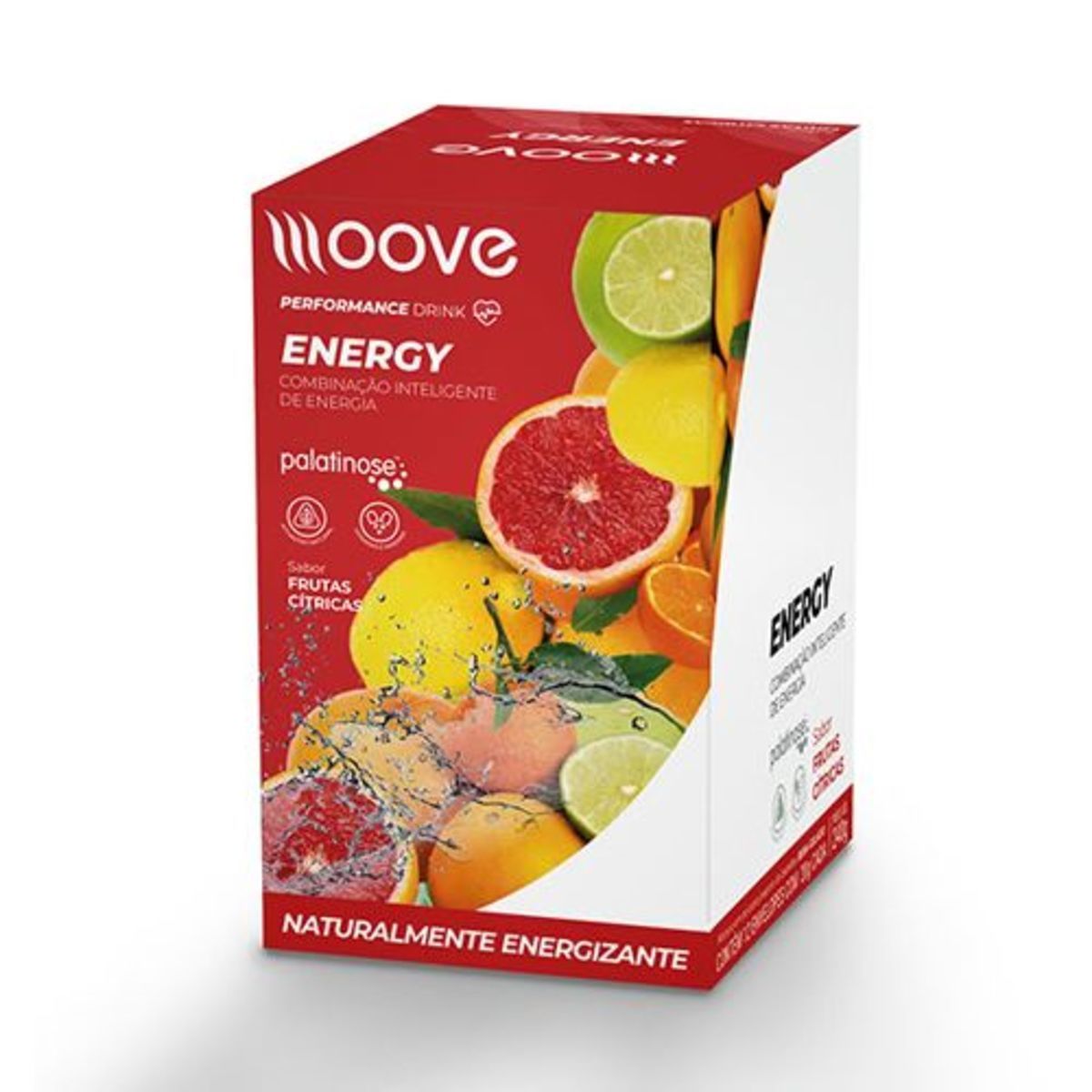 Energy - 12 Envelopes 20g - Frutas C�tricas - Moove Nutrition