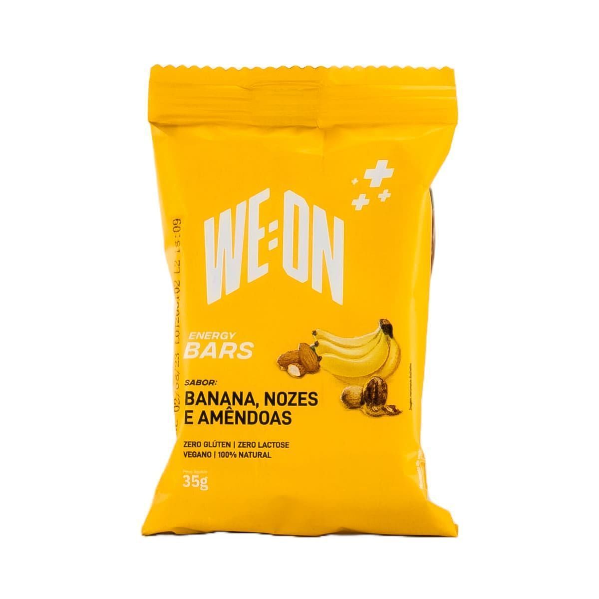 Energy Bars - 1 Unidade 35g Banana, Nozes & Am�ndoas - WE:ON*** Data Venc. 29/06/2024