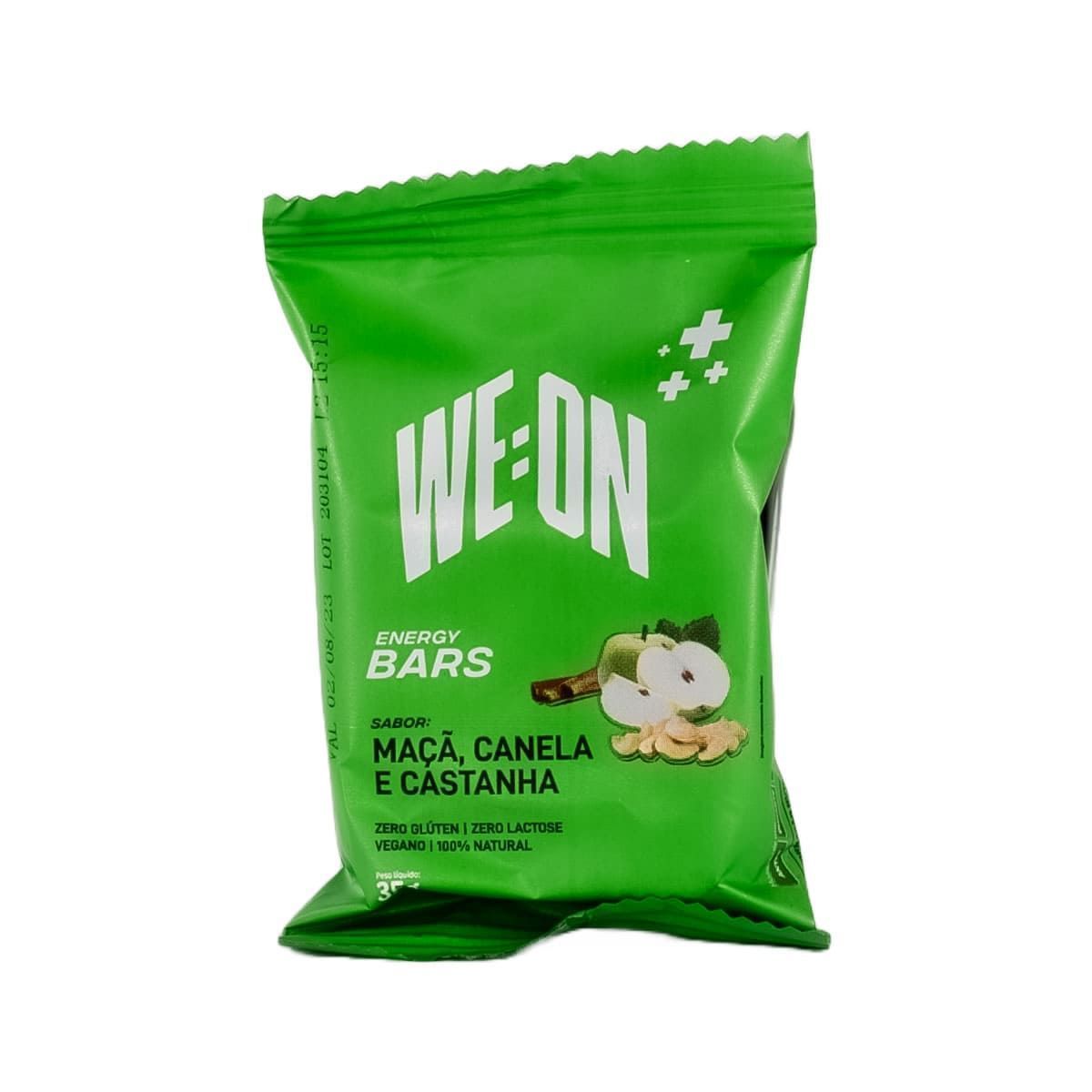 Energy Bars - 1 Unidade 35g Ma��, Canela & Castanha - WE:ON