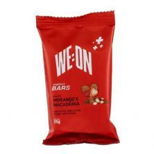 Energy Bars - 1 Unidade 35g Morango & Macadamia - WE:ON
