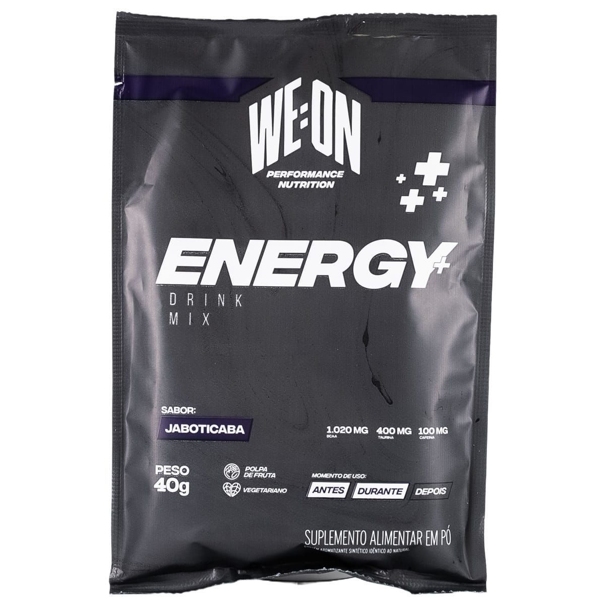 Energy+ Drink Mix - 1 Sach� 40g Jaboticaba - WE:ON*** Data Venc. 30/8/23