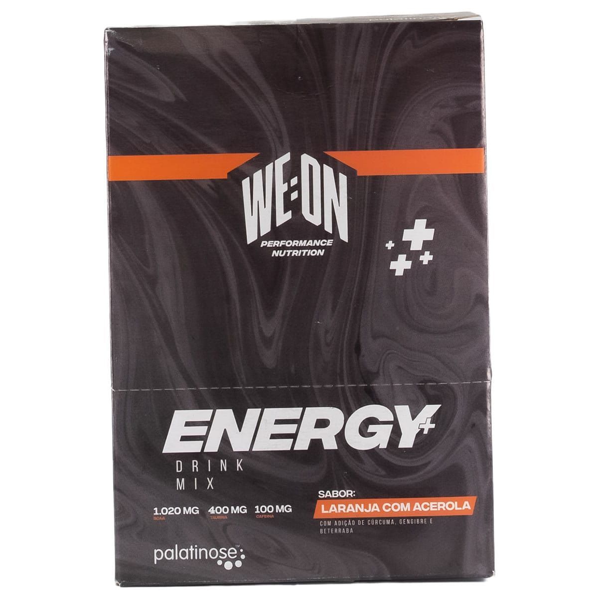 Energy+ Drink Mix - 10 Sach�s 40g Laranja com Acerola - WE:ON