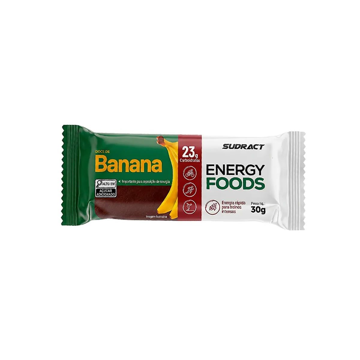 Energy Foods - 1 Unidade 30g Banana - Sudract