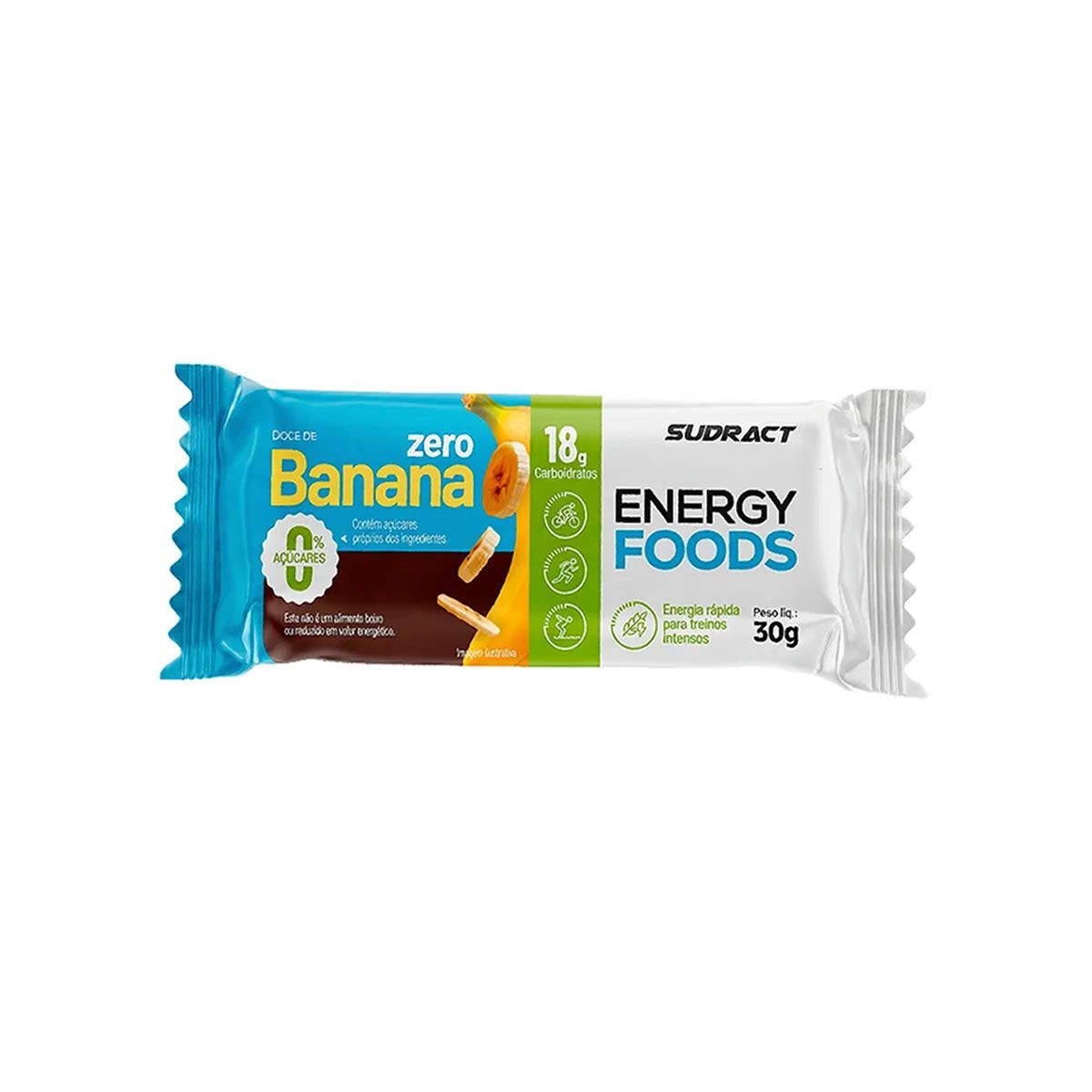 Energy Foods - 1 Unidade 30g Banana Zero - Sudract
