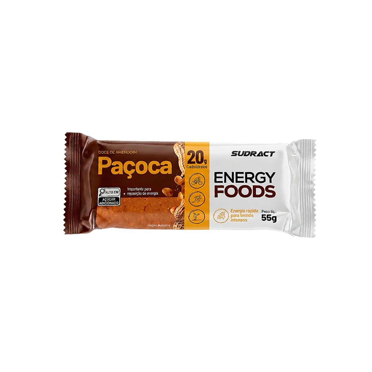 Energy Foods - 1 Unidade 55g Pa�oca - Sudract