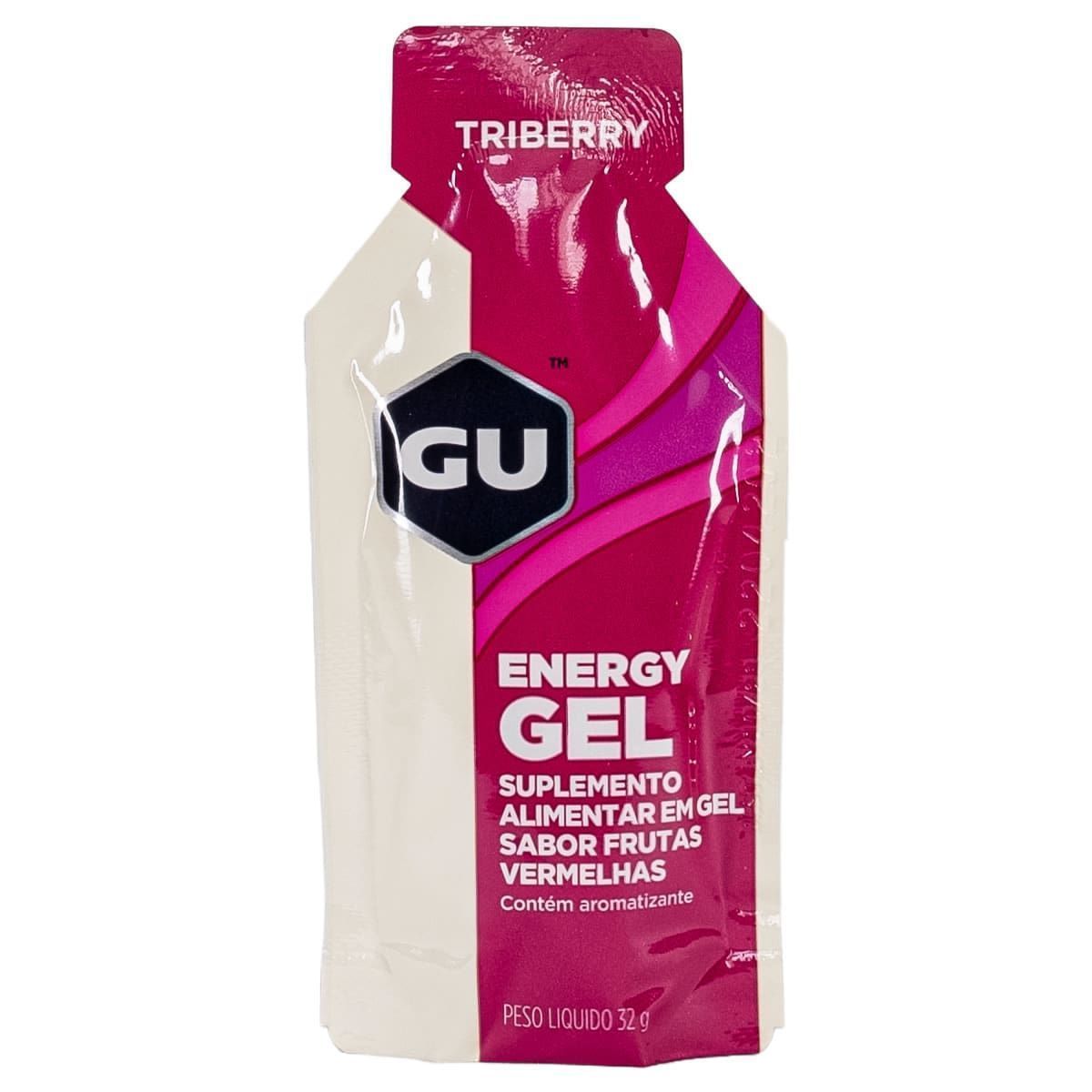 Energy Gel - 1 Sach� 32g Frutas Vermelhas - GU*** Data Venc. 30/10/2023