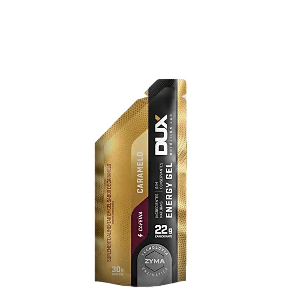 Energy Gel com Cafe�na - 1 Unidade 30g Caramelo - Dux Nutrition