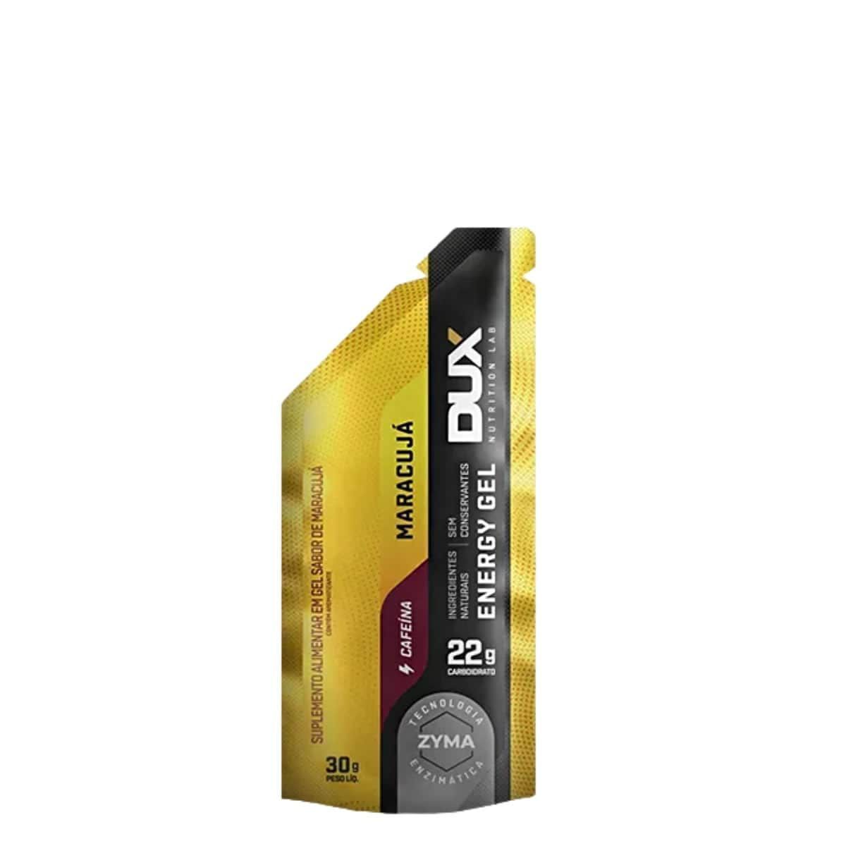 Energy Gel com Cafe�na - 1 Unidade 30g Maracuj� - Dux Nutrition