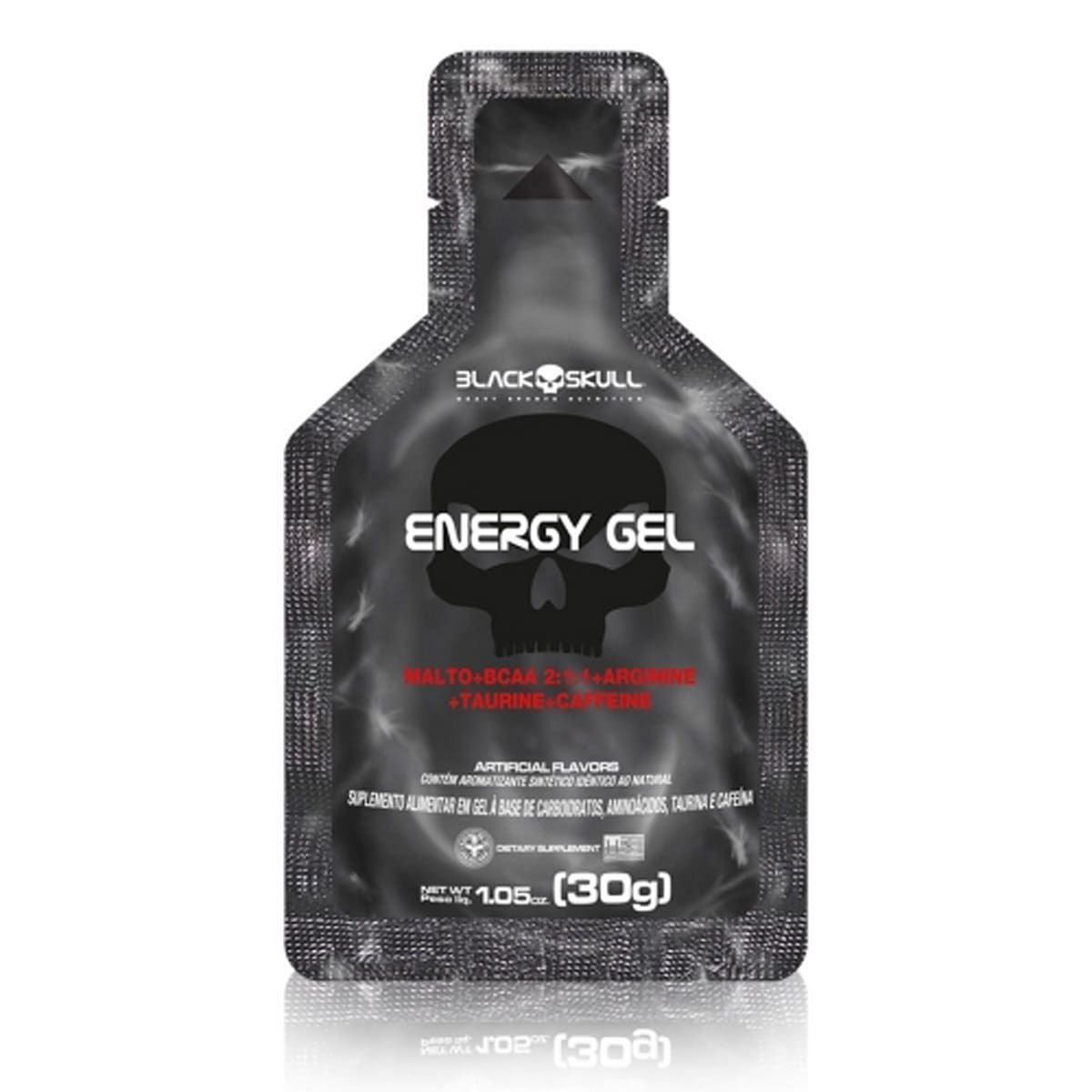 Energy Gel - Sach� 30g Maracuj� com Hortel� - Black Skull