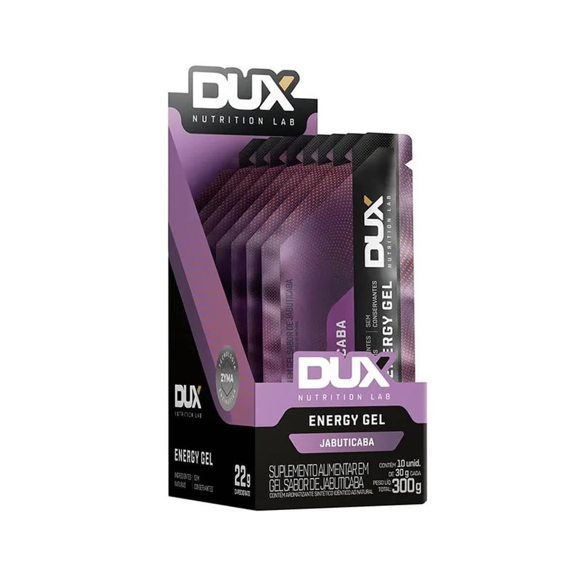 Energy Gel sem Cafe�na - 10 Unidades 30g Jabuticaba - Dux Nutrition*** Data Venc. 28/12/2024