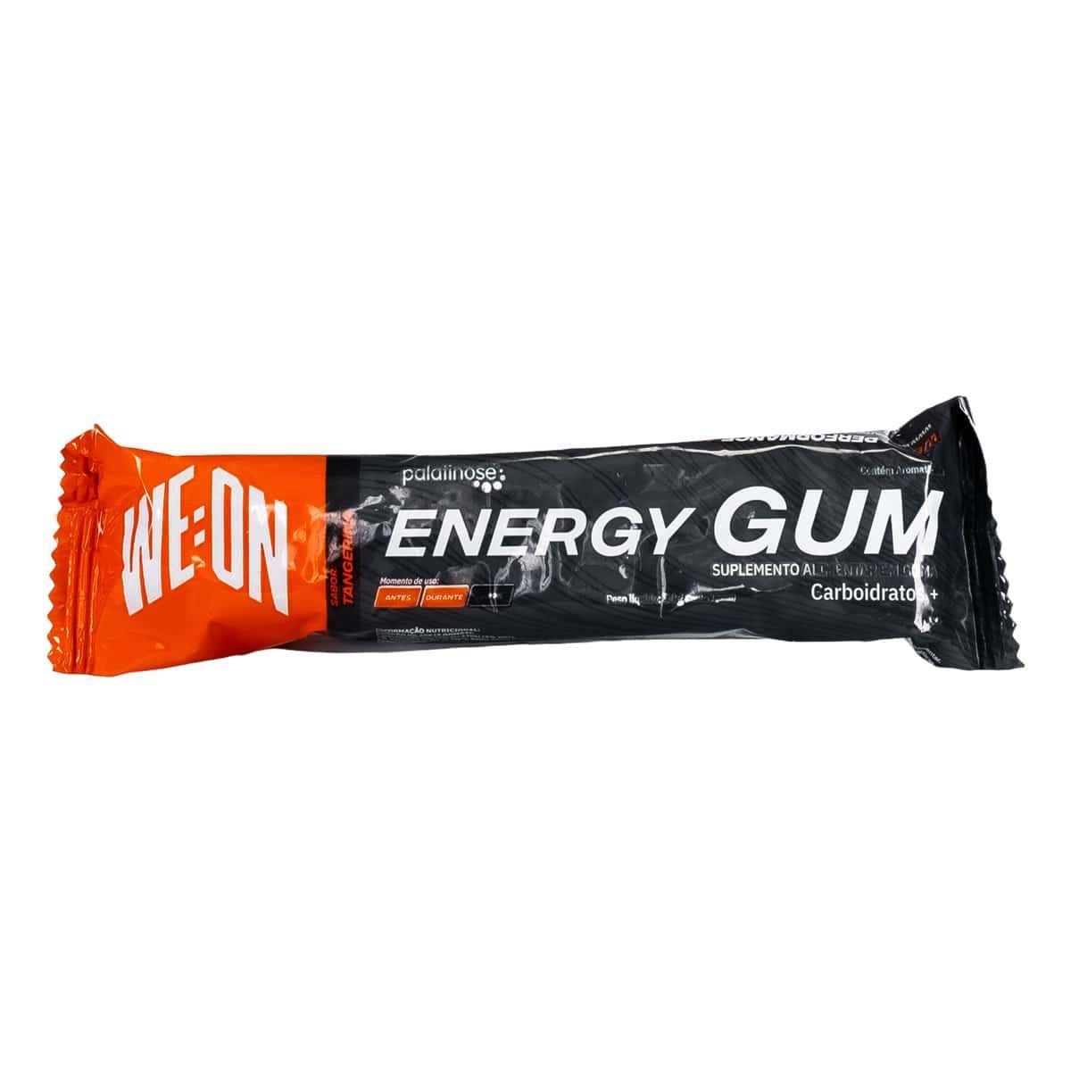 Energy Gum + Palatinose - 1 Unidade 50g Tangerina - WE:ON