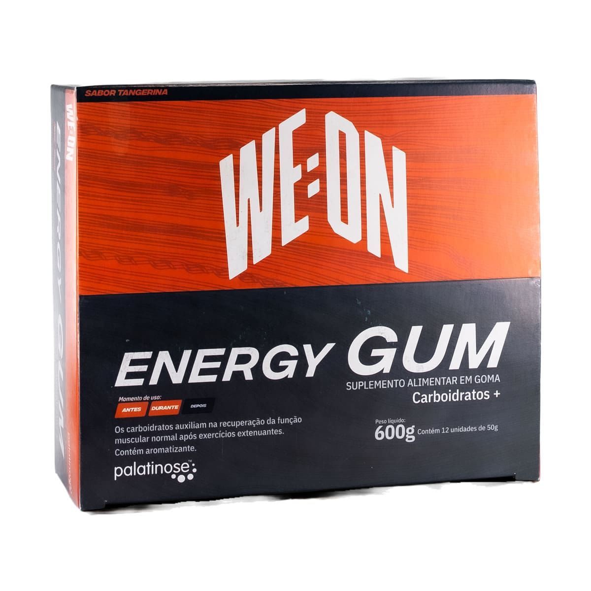 Energy Gum + Palatinose - 12 Unidades 50g Tangerina - WE:ON
