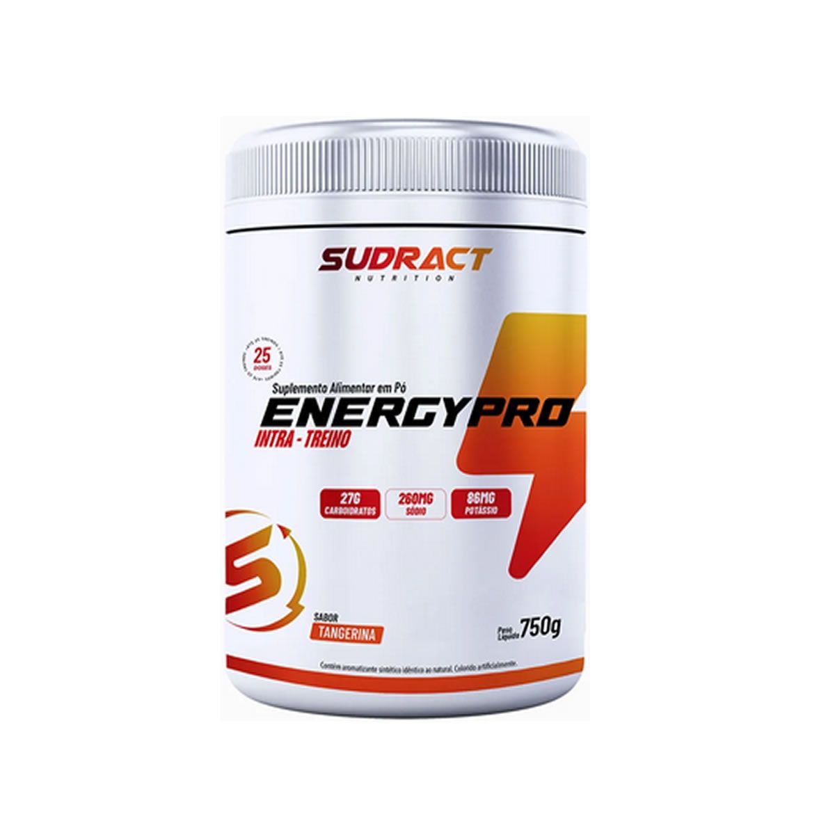 Energy Pro - 750g Tangerina- Sudract Nutrition
