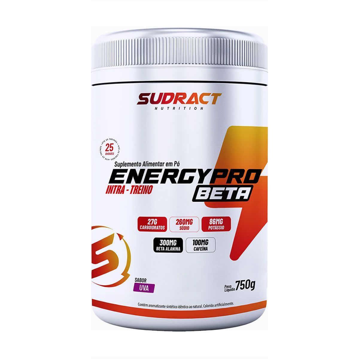 Energy Pro Beta - 750g Uva - Sudract Nutrition