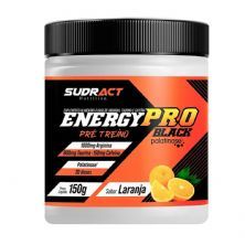 Energy Pro Black Pr� Treino - 150g Laranja- Sudract Nutrition
