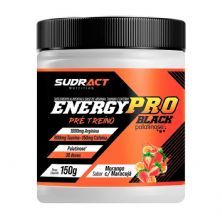 Energy Pro Black Pr� Treino - 150g Morango com Maracuj� - Sudract Nutrition