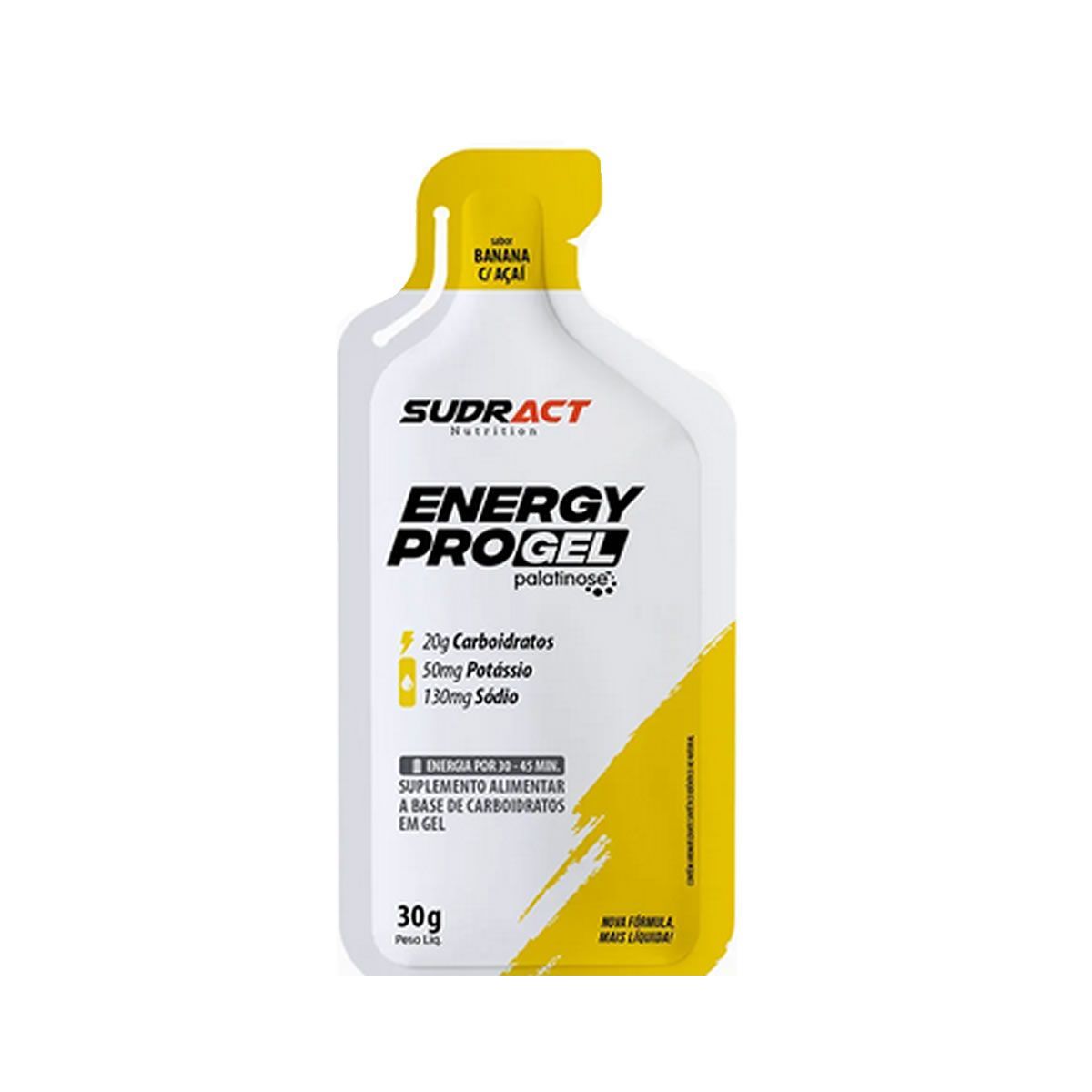 Energy Pro Gel - 1 sach� de 30g Banana com A�a� - Sudract Nutrition