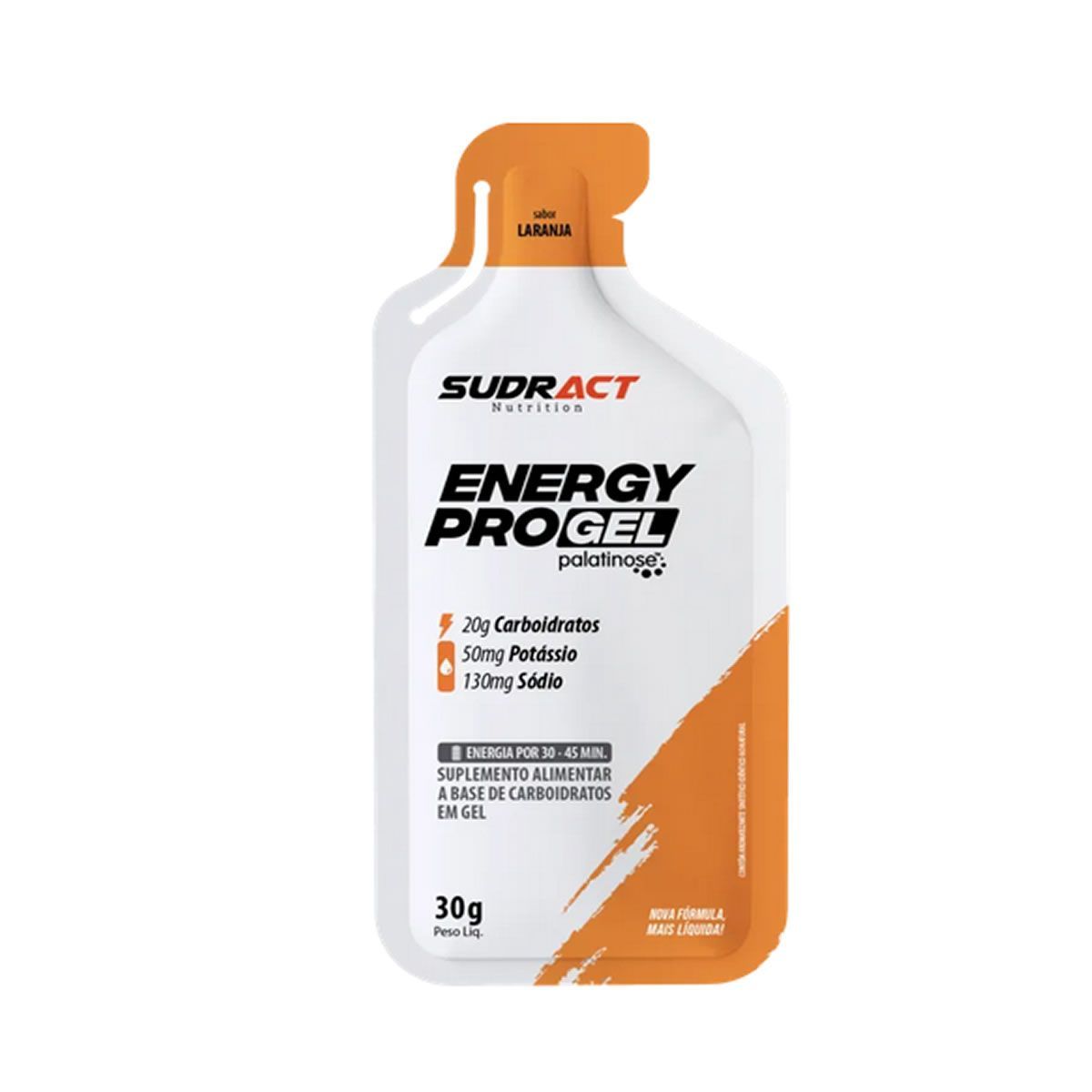 Energy Pro Gel - 1 sach� de 30g Laranja - Sudract Nutrition