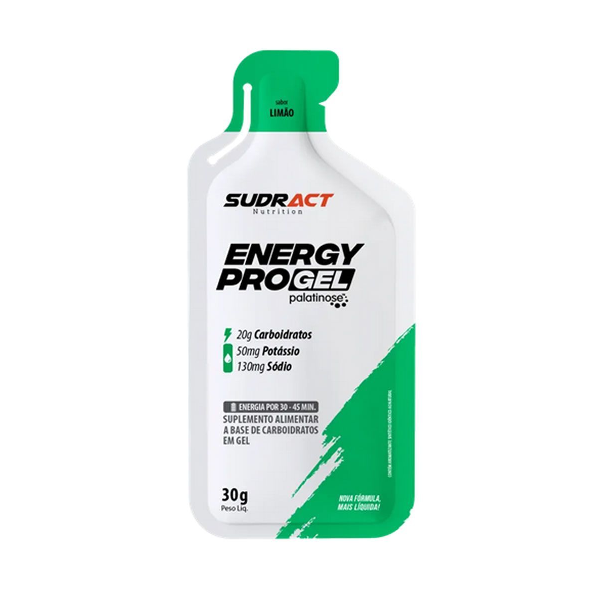 Energy Pro Gel - 1 sach� de 30g Lim�o- Sudract Nutrition