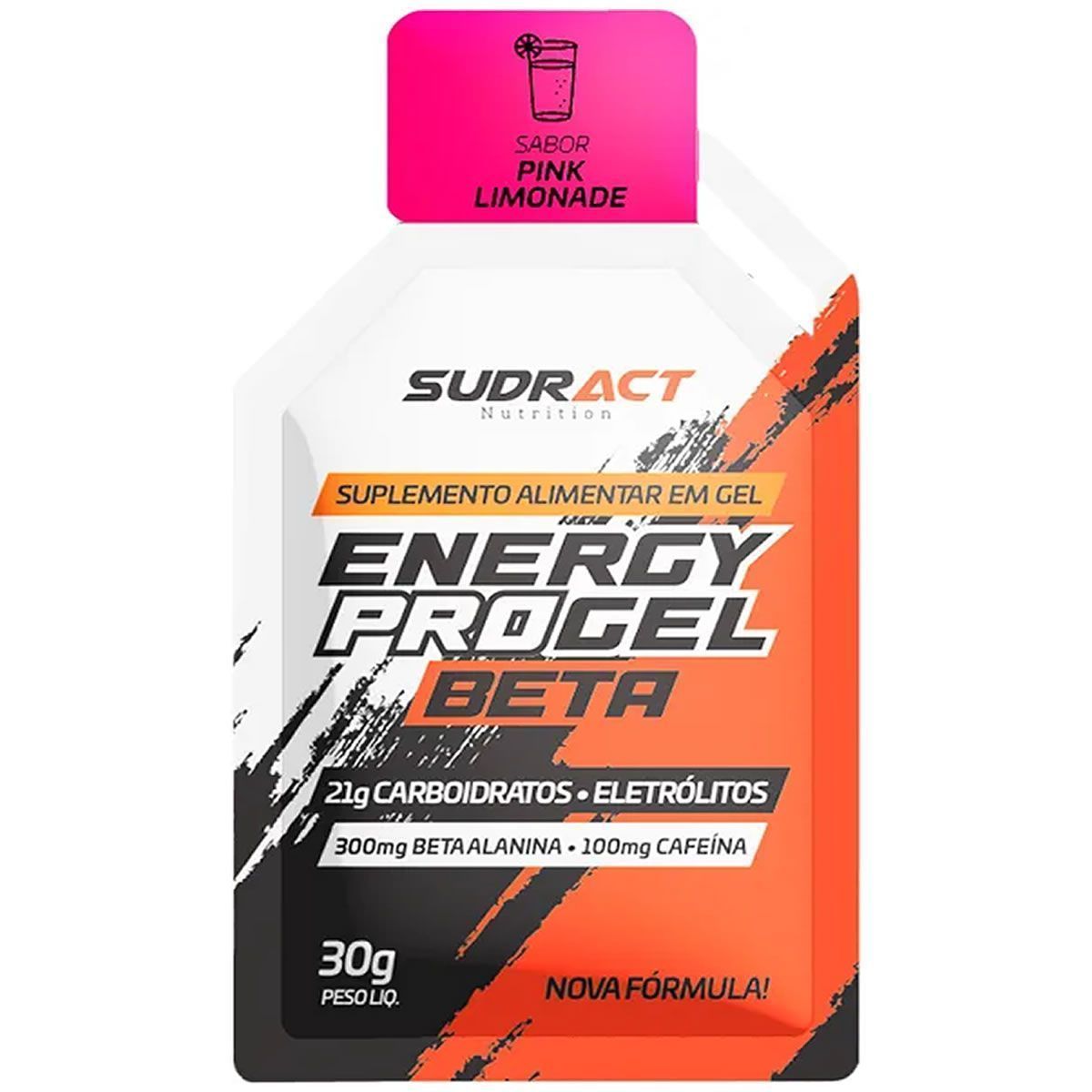 Energy Pro Gel Beta - 1 Sach� 30g Pink Limonade � Sudract Nutrition