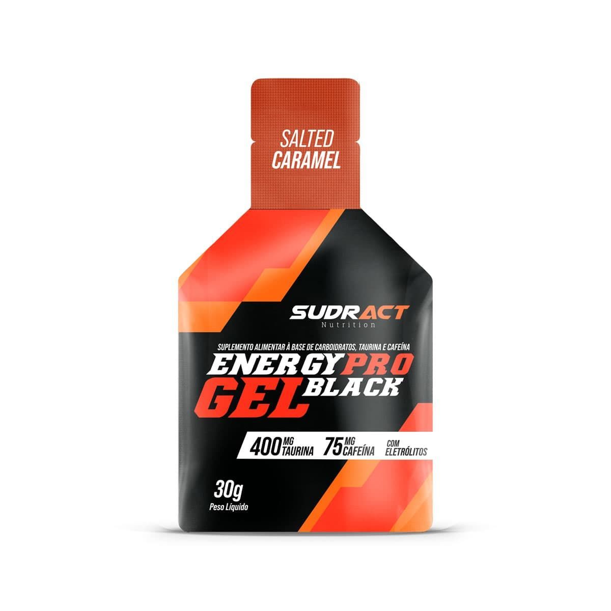 Energy Pro Gel Black - 1 Sach� 30g Caramelo Salgado - Sudract