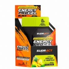 Energy Pro Gel Black - 10 Sach�s 30g Abacaxi com Hortel� - Sudract