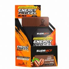 Energy Pro Gel Black - 10 Sach�s 30g Caf� Expresso - Sudract Nutrition