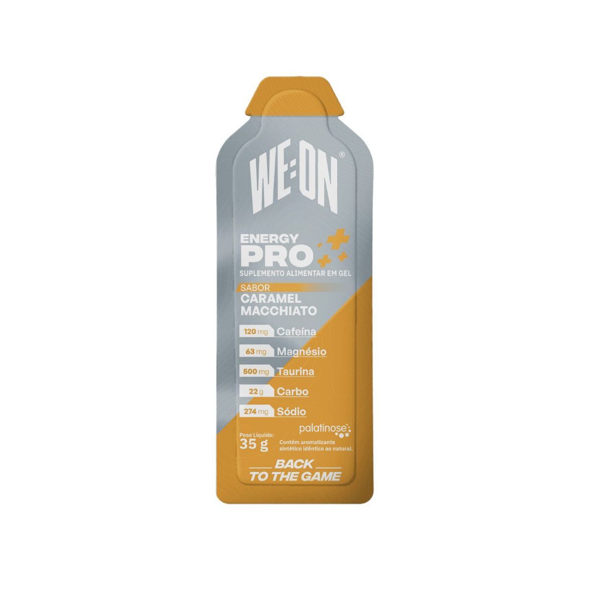 Energy Pro Gel Cafeina - 1 Unidade 35g Caramel Macchiato - We:On