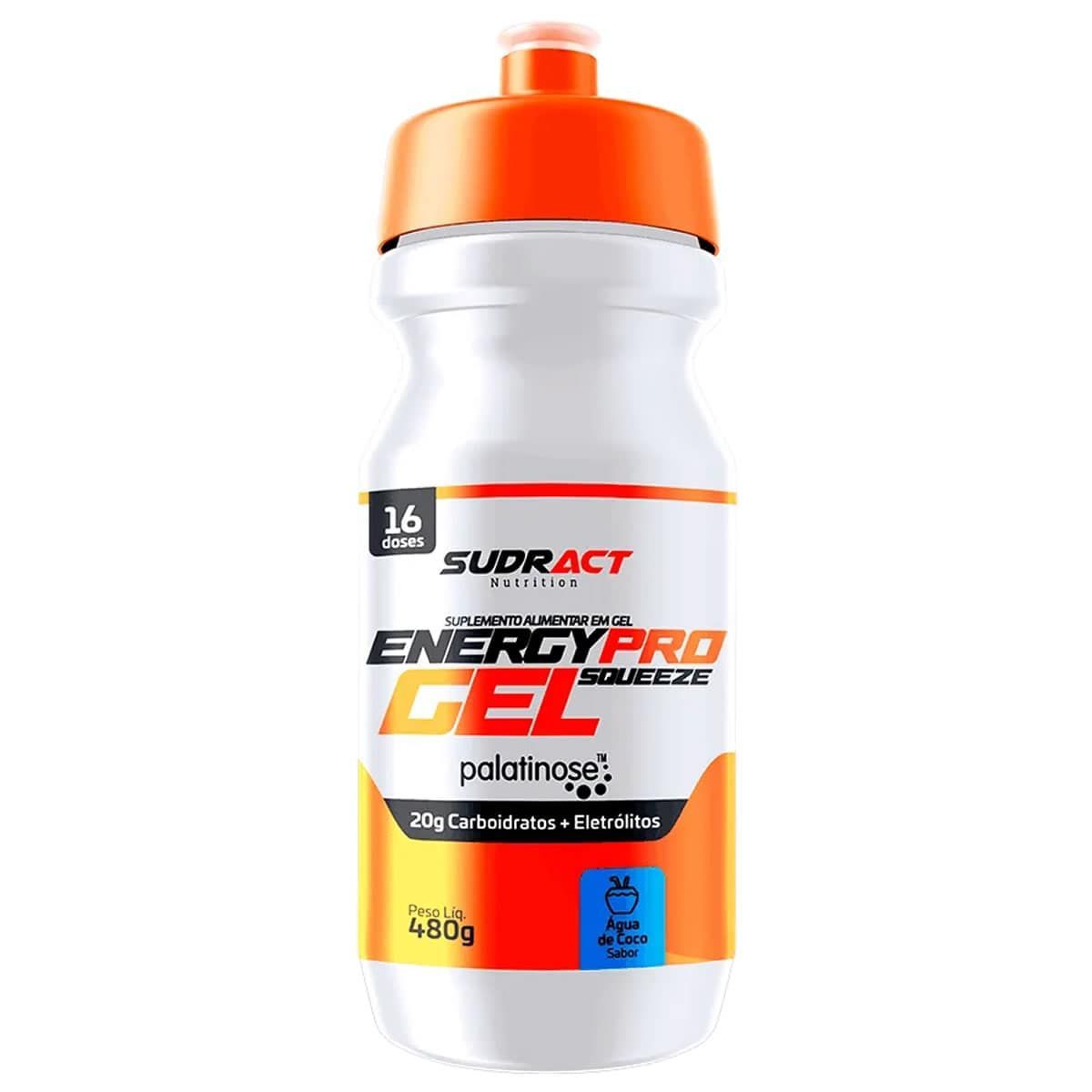 Energy Pro Gel Squeeze 480g - 16 doses �gua de Coco - Sudract Nutrition