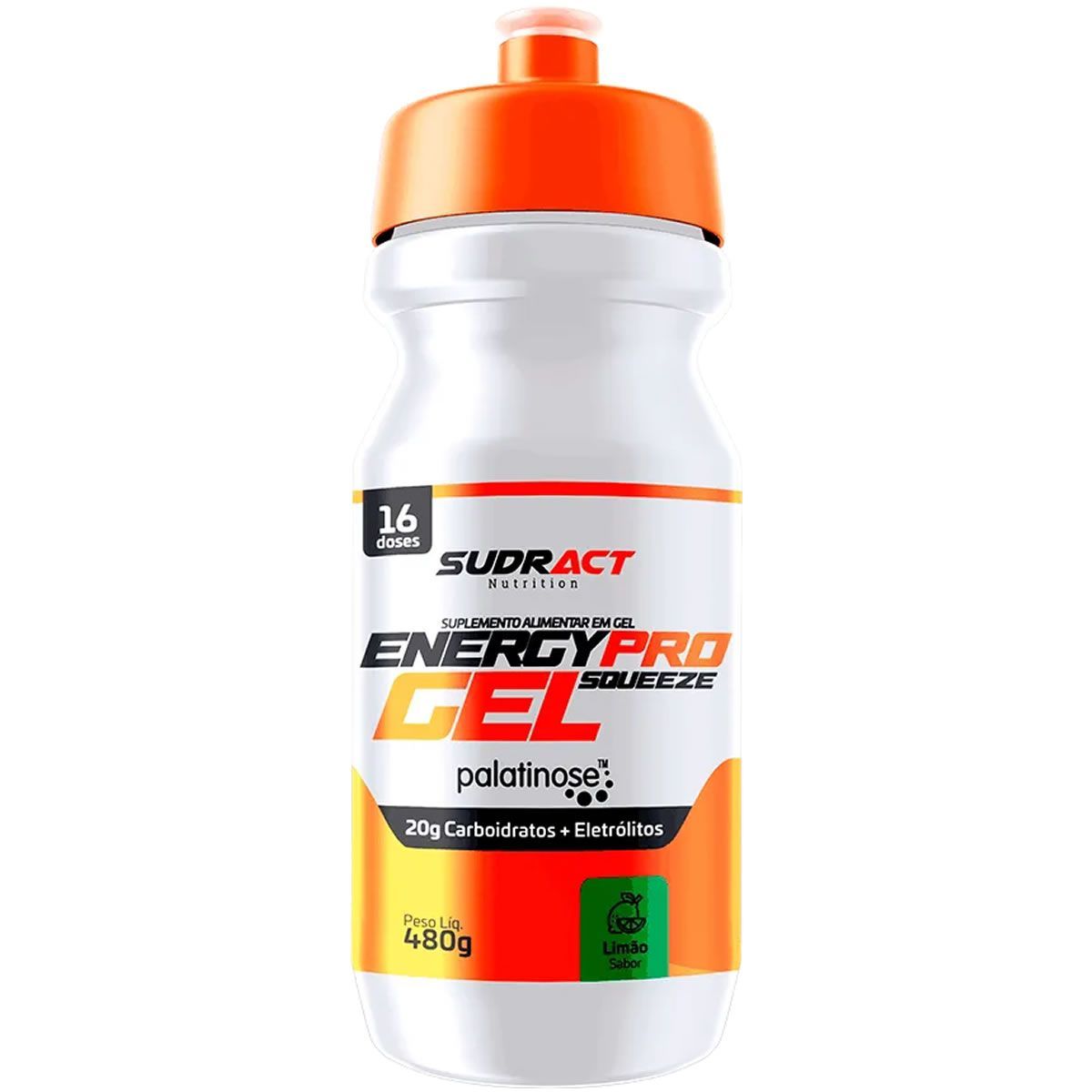 Energy Pro Gel Squeeze 480g - 16 doses Lim�o - Sudract Nutrition