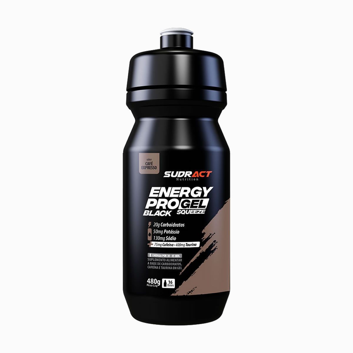 Energy Pro Gel Squeeze Black - 480g Caf� Expresso - Sudract