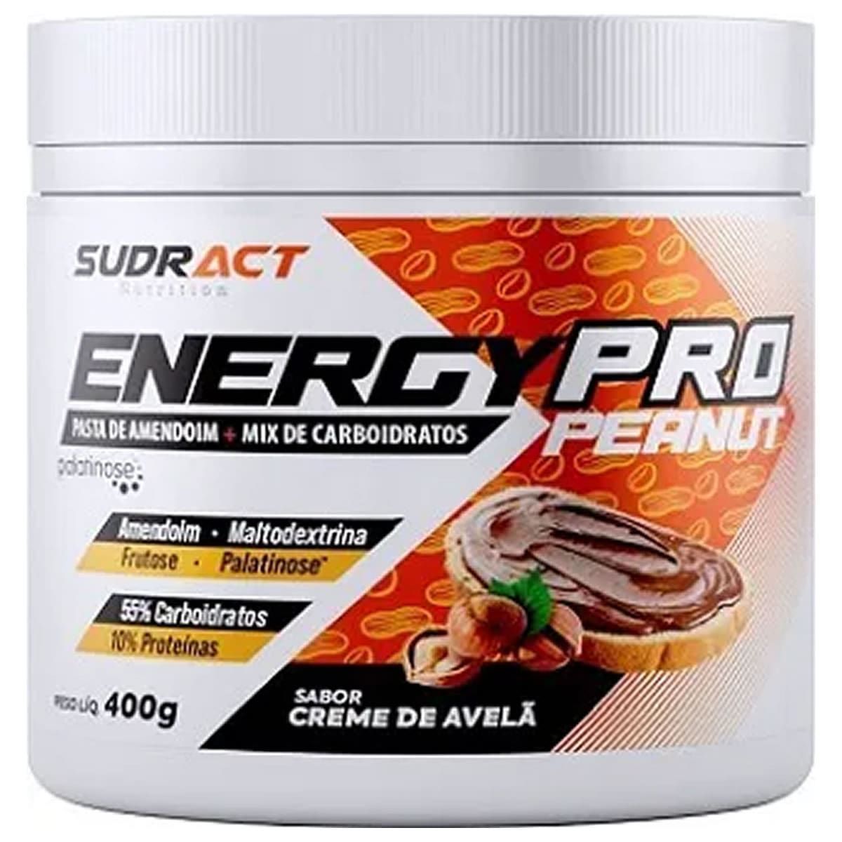 Energy Pro Peanut - 400g Creme de Avel� - Sudract Nutrition*** Data Venc. 13/06/2024