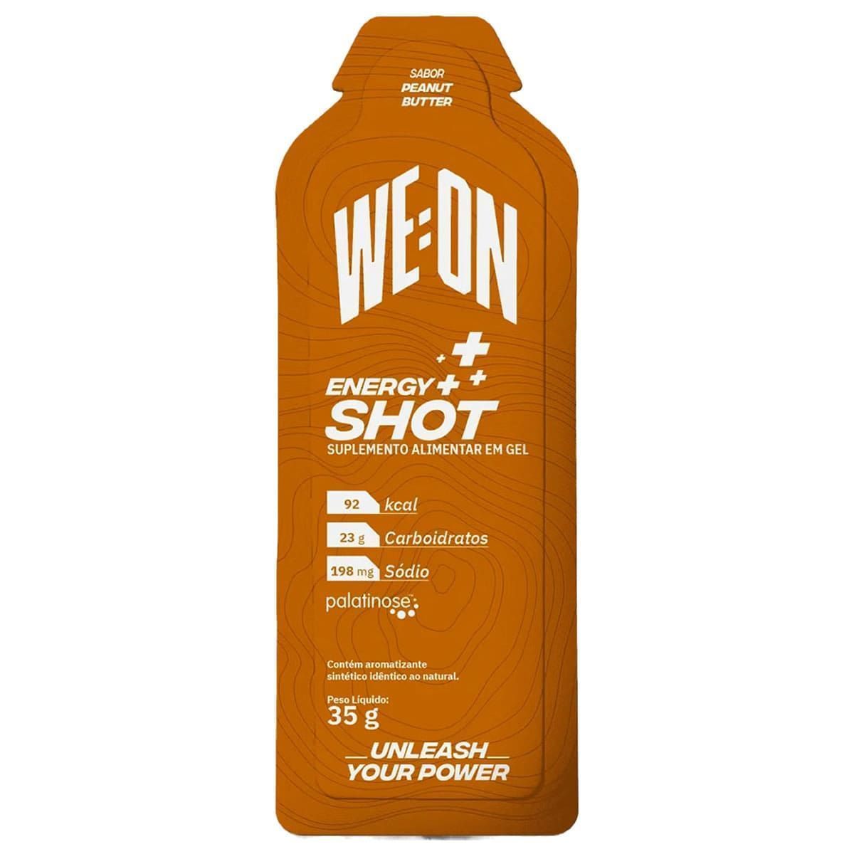 Energy+ Shot Gel - 1 Sach� 35g Peanut Butter - WE:ON